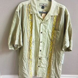 Tommy Bahama Cream Silk Shirt